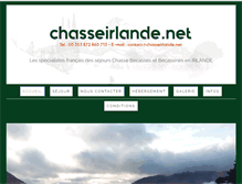 Tablet Screenshot of chasseirlande.net